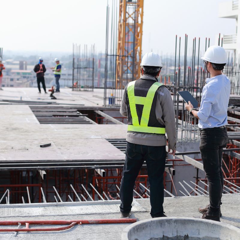 Hochbau Baustelle Glarus